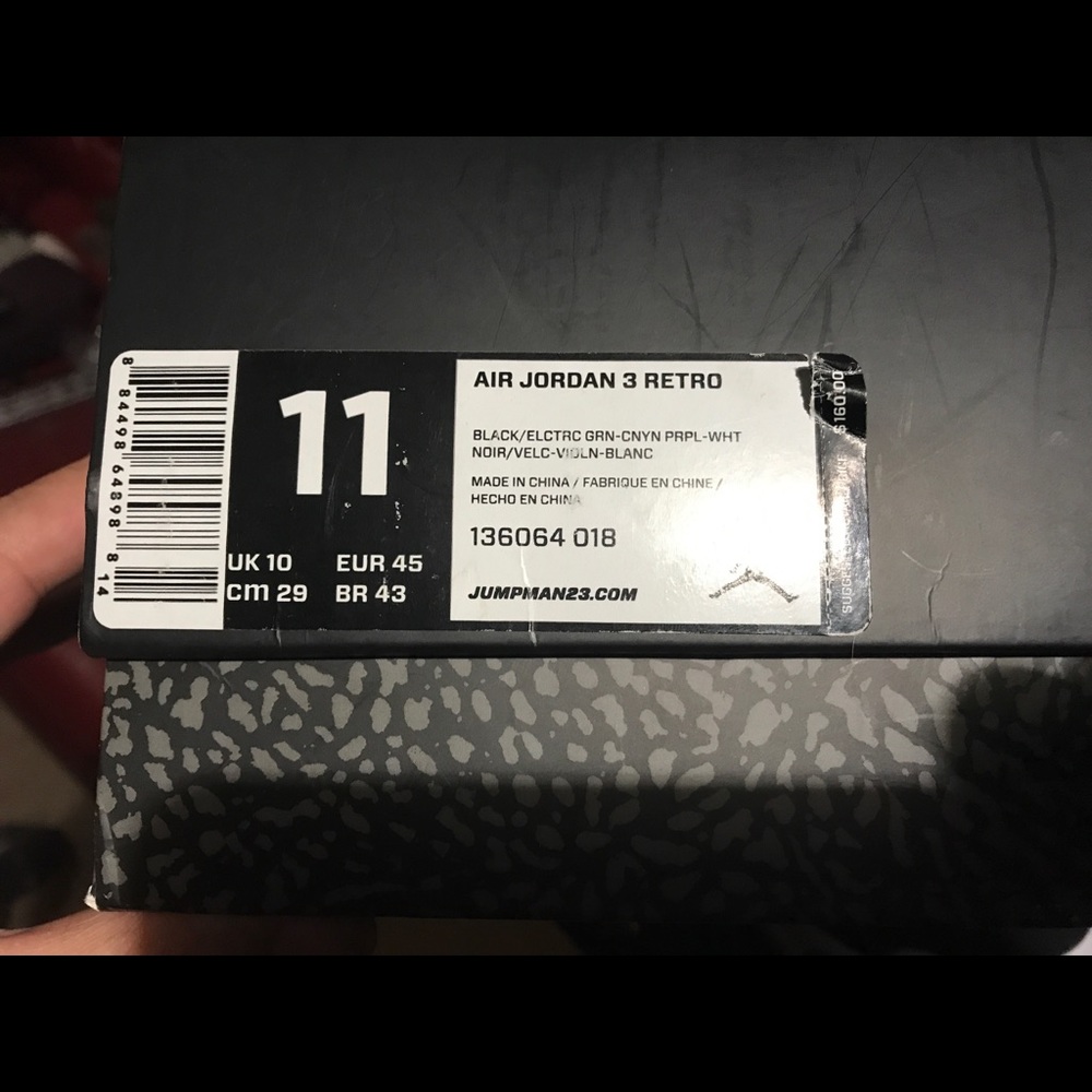 Size 11 retro 3 jokers brand new with box
